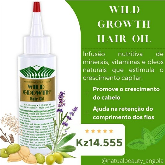 WILD GROWTH - Hair Oil Wild Growth Hair Oil consiste em uma fórmula ...